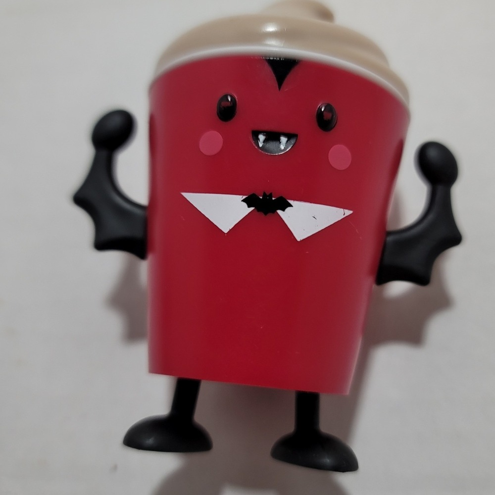 Wendy's Kids Meal Frosty Frights 2024 Red Vampire Frosty Bite Toy‎ Halloween